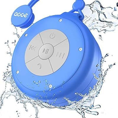 Shower Speaker OJA Mini Wireless Waterproof Bluetooth Speaker,5W Driver,Suction Cup,Portable Spea... | Amazon (US)