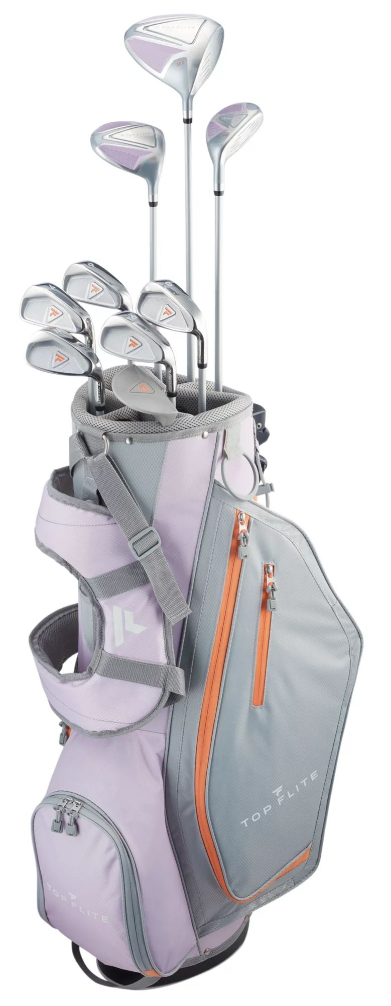 Top Flite Women's 2021 XL 12-Piece Complete Set - (Graphite), Left Hand, Grey/Coral | Golf Galaxy