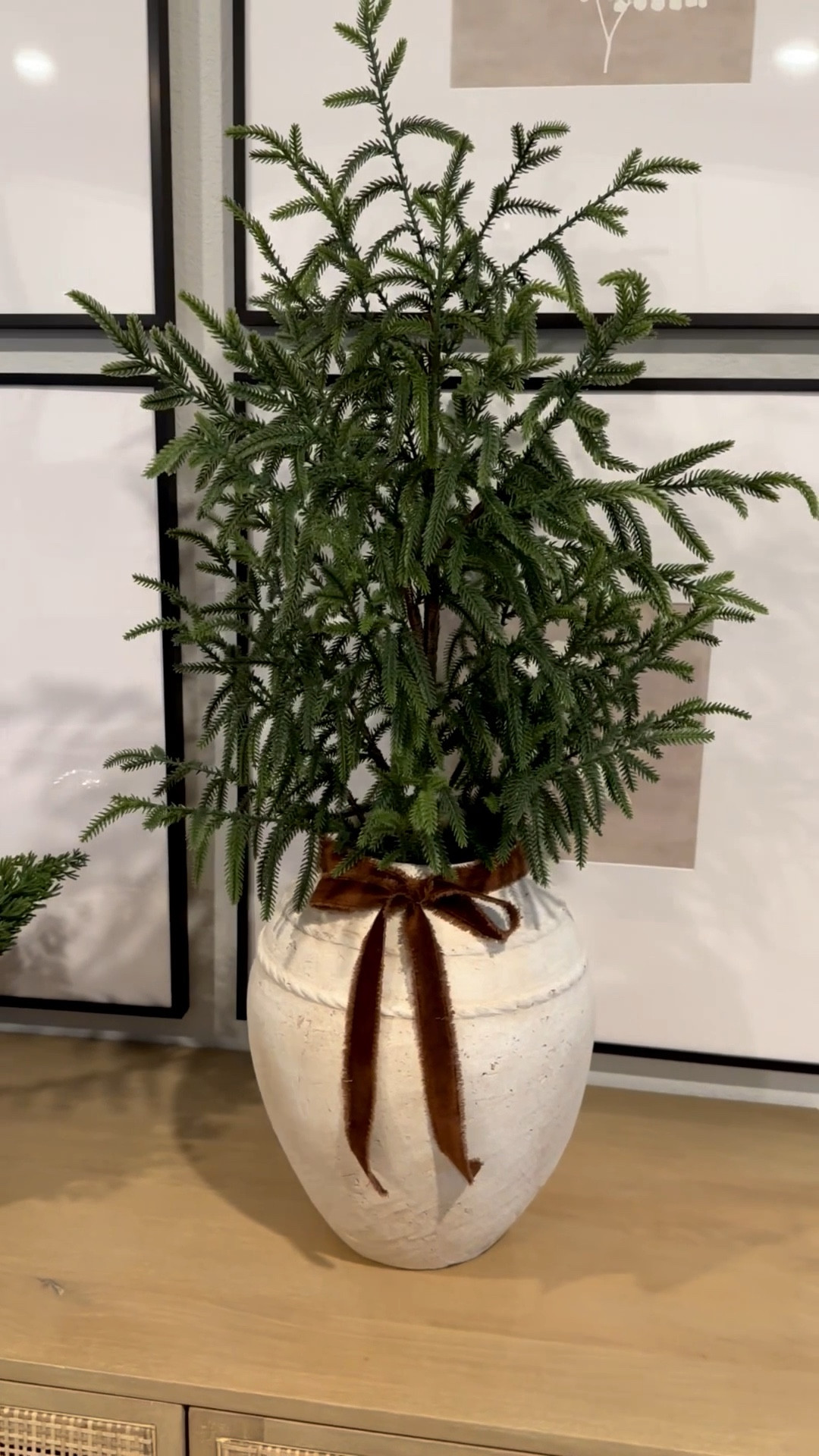 Styling the Real touch Norfolk tree🌲 I linked similar items!

#LTKCyberWeek #LTKHome #LTKHoliday