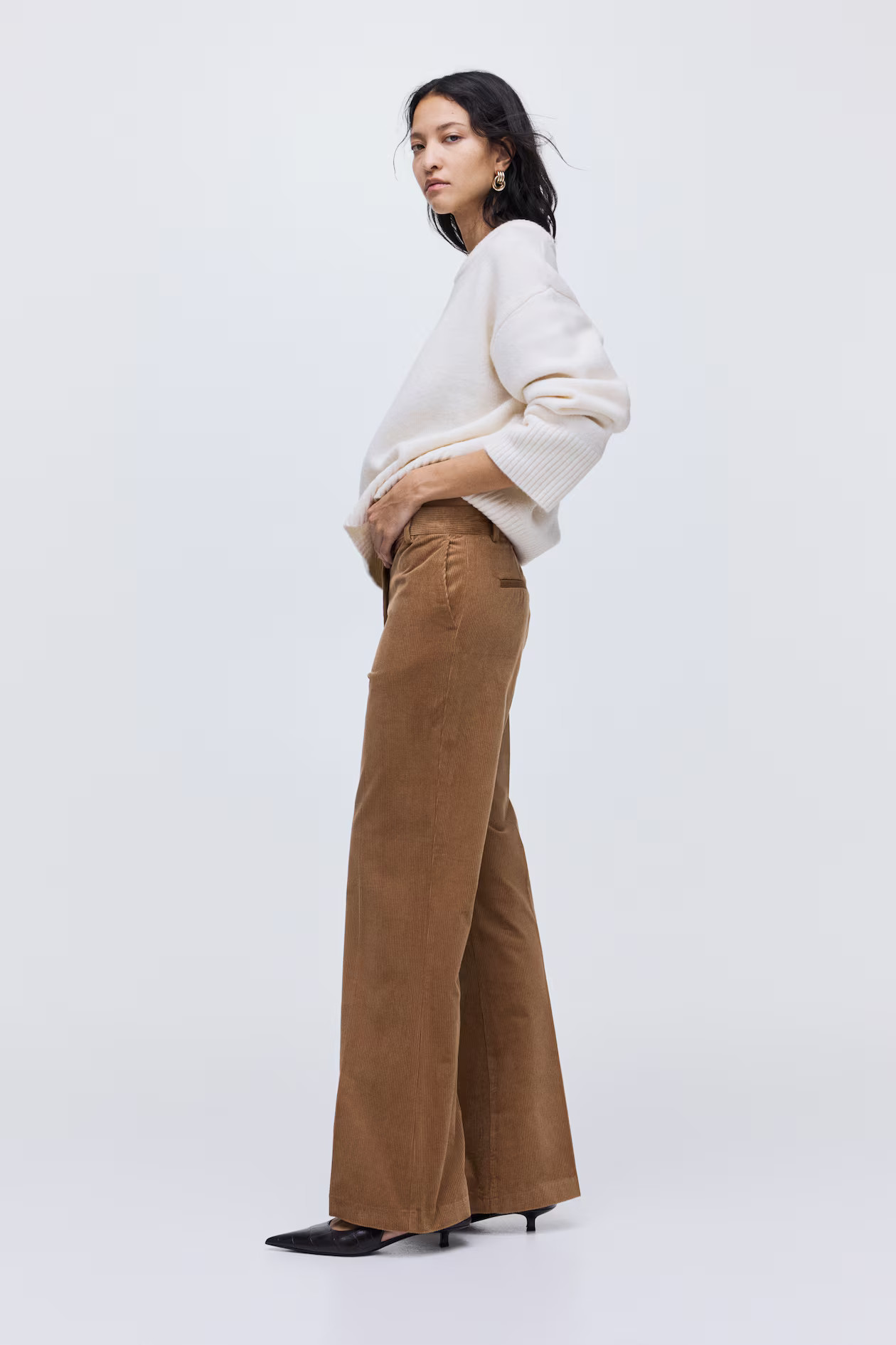 Boot Cut Corduroy Pants | H&M (US + CA)