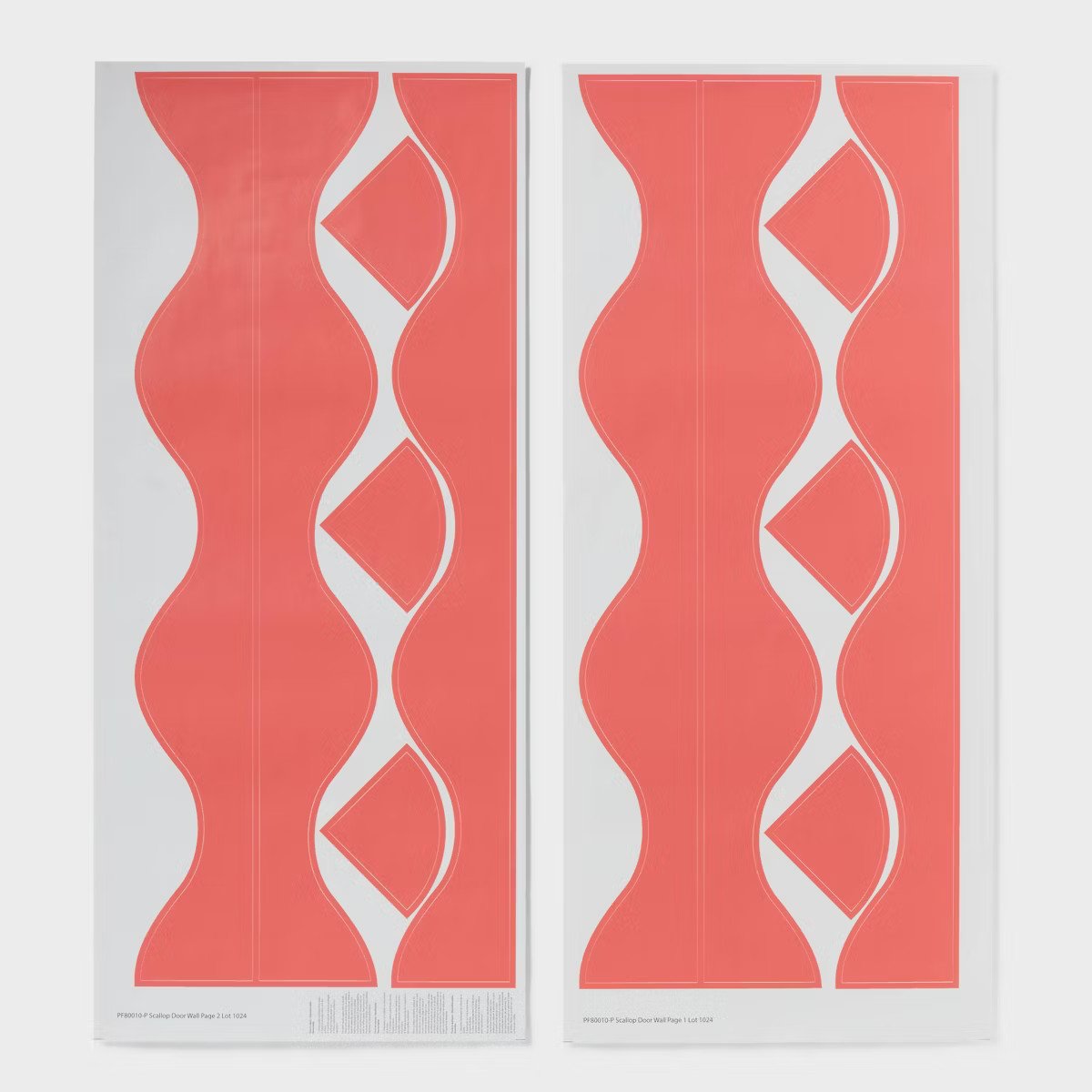 Scallop Door Wall Decal Fresh Melon - Pillowfort™ | Target