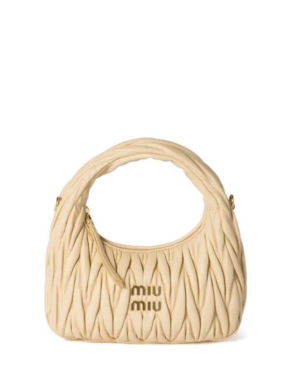 Miu Miu Wander Handtasche | Nude | FARFETCH DE | Farfetch Global