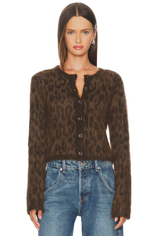ASTR the Label Katria Cardigan in Brown Cheetah Print from Revolve.com | Revolve Clothing (Global)