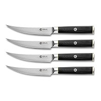 HexClad Green 7 Piece Japanese Damascus Steel Knife Set with Knife Block | Amazon (US)