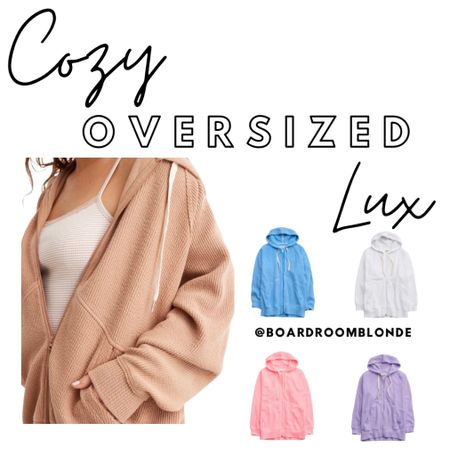 The perfect oversized zip up hoodie does exist
Ordered size xxl 
Size down if you don’t want it roomy

#LTKfindsunder50 #LTKstyletip #LTKplussize