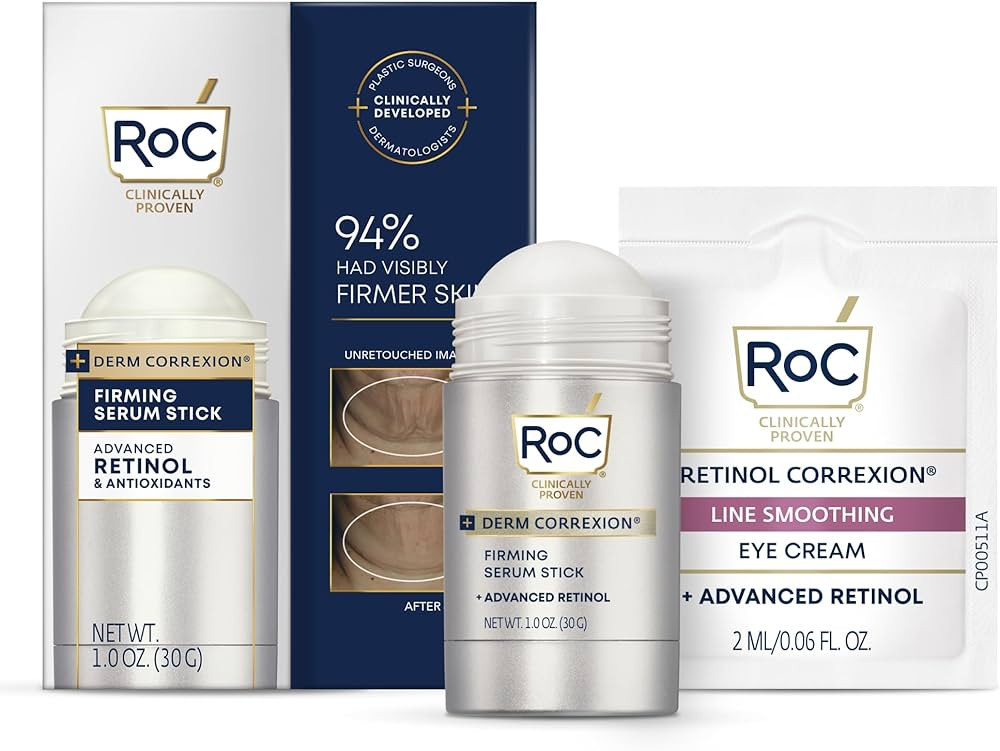 RoC Derm Correxion Retinol Firming Serum Stick with Antioxidants to Visibly Tighten and Firm Wrin... | Amazon (US)