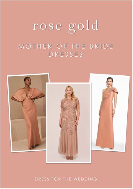 Rose gold dresses by Adrianna Papell, Anthropologie, Sachin & Babi and more! ✨beaded dress, sequin dress, mother of the groom, spring wedding, 
wedding guest dress, mother of the bride, mother of the bride dress, dresses for wedding guests, midi dress, cocktail dress, formal dress, fall dress, spring dress, maxi dress, cocktail dress, formal gown, semi formal dress, black tie dress #motherofthebride #fashionover40

#LTKwedding #LTKover40 #LTKfamily