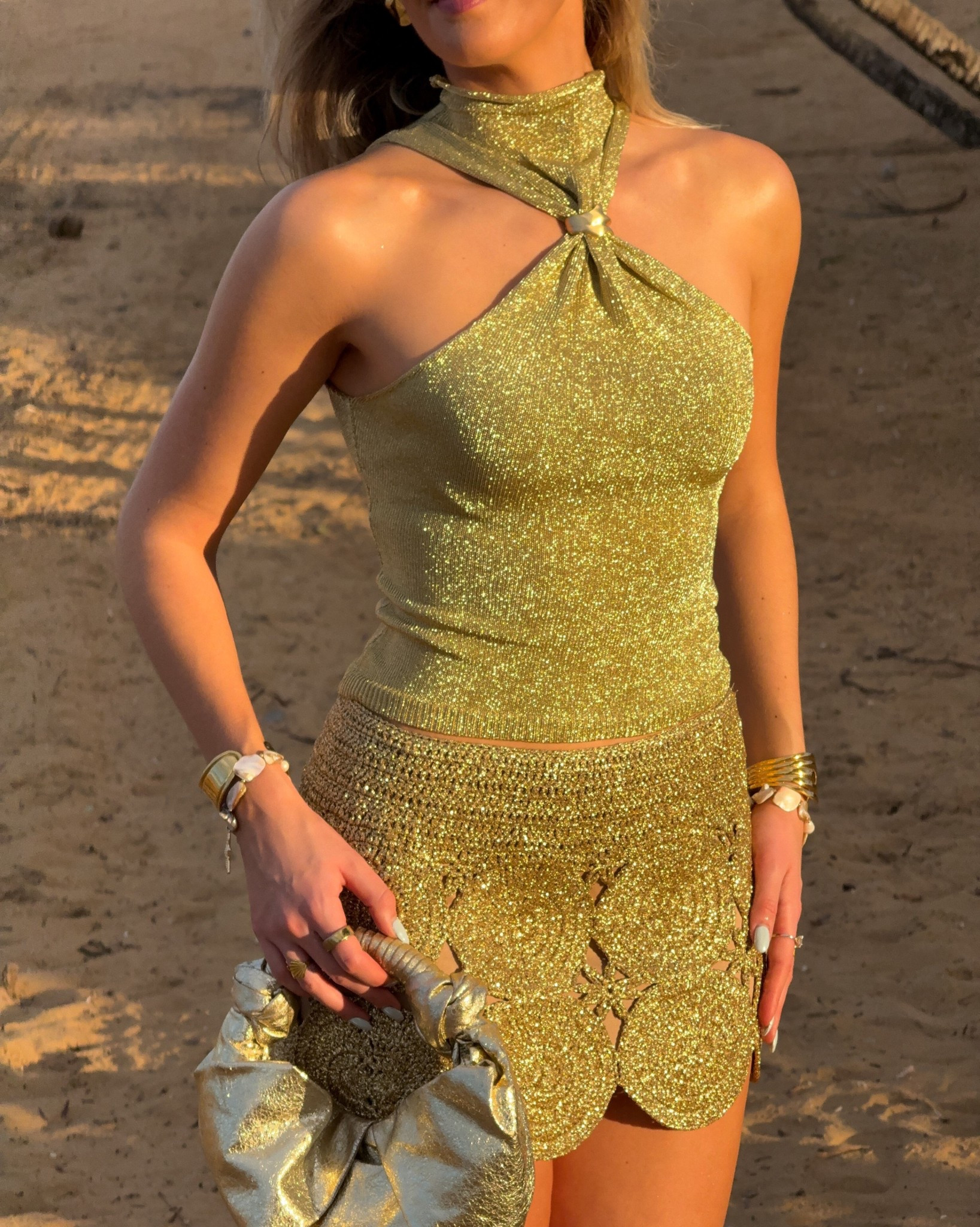 The perfect gold vacation top! Such a good one with jeans or white slacks or denim shorts too 

#LTKSeasonal #LTKootd #LTKTravel