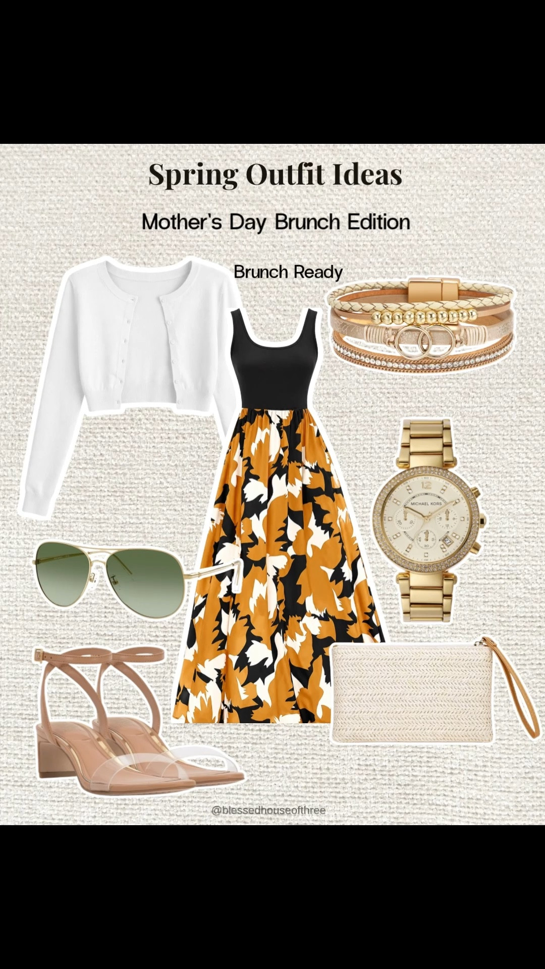 Spring outfit ideas for Mother’s Day brunch featuring flattering maxi dresses, neutral layering pieces, and easy accessories that elevate the look. These flowy dresses are perfect for brunch, church, or spring events and can be styled casually or dressed up with sandals, a straw bag, and gold jewelry. Vacation outfit beach, spring outfit, spring dress, resort outfit. I love how versatile these pieces are for warmer weather while still feeling polished and comfortable. Follow me on LTK for daily outfit ideas, spring style inspiration, and affordable fashion finds.

#LTKMothersDay #LTKOver40 #LTKSaleAlert