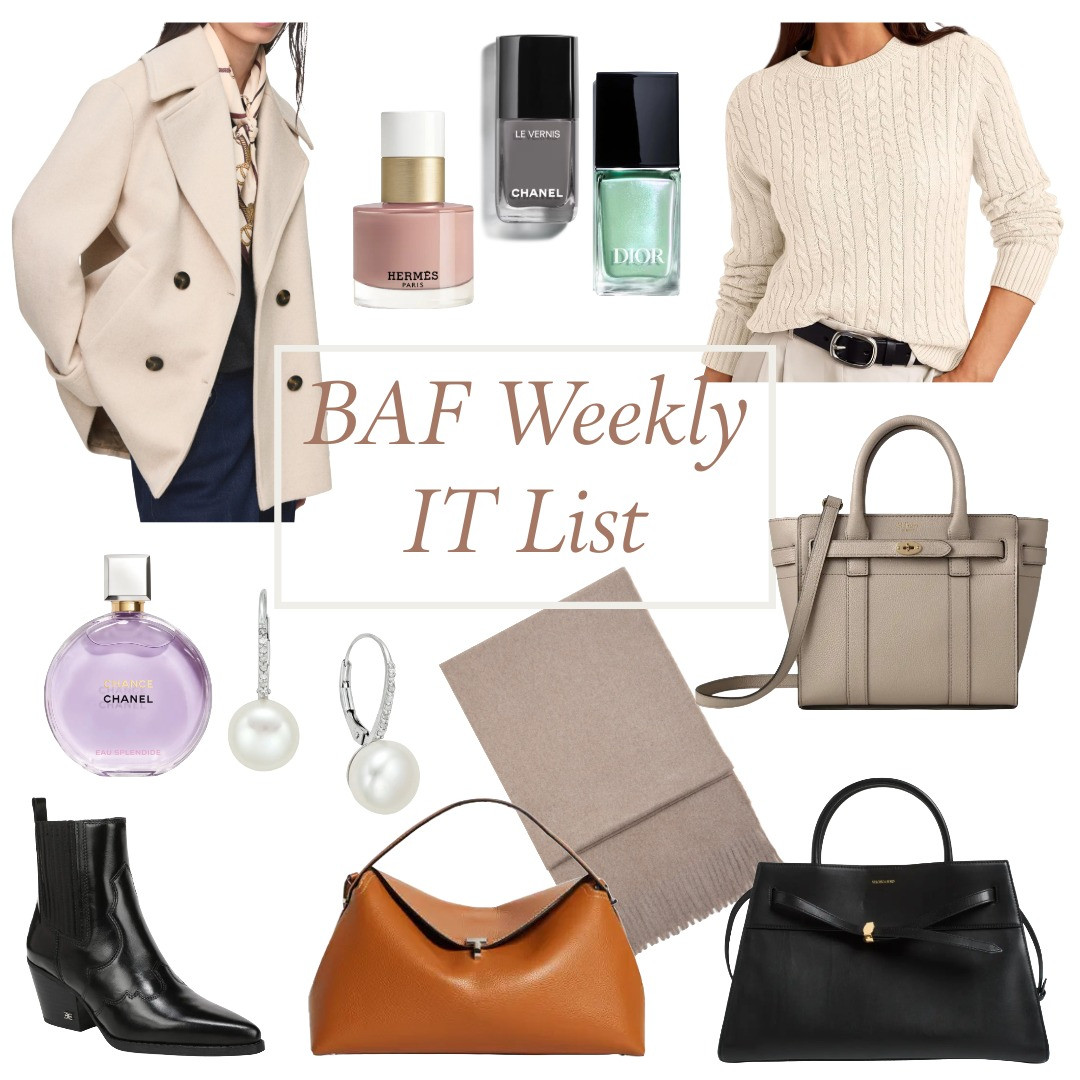 What's trending on the blog this week. Spring nail polish, shades of white, the anonymous handbag, classic black boots, timeless jewelry and anything cozy. 

 #LTKOver40 #LTKPetite #LTKBeauty