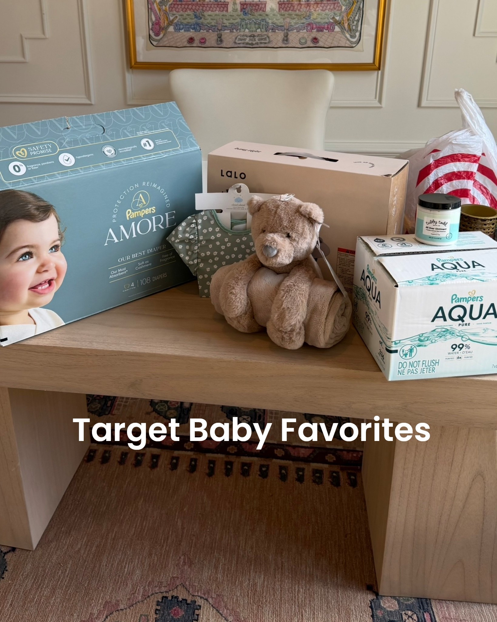 Target baby registry, pampers amore diapers, target baby must haves @target @pampersus 