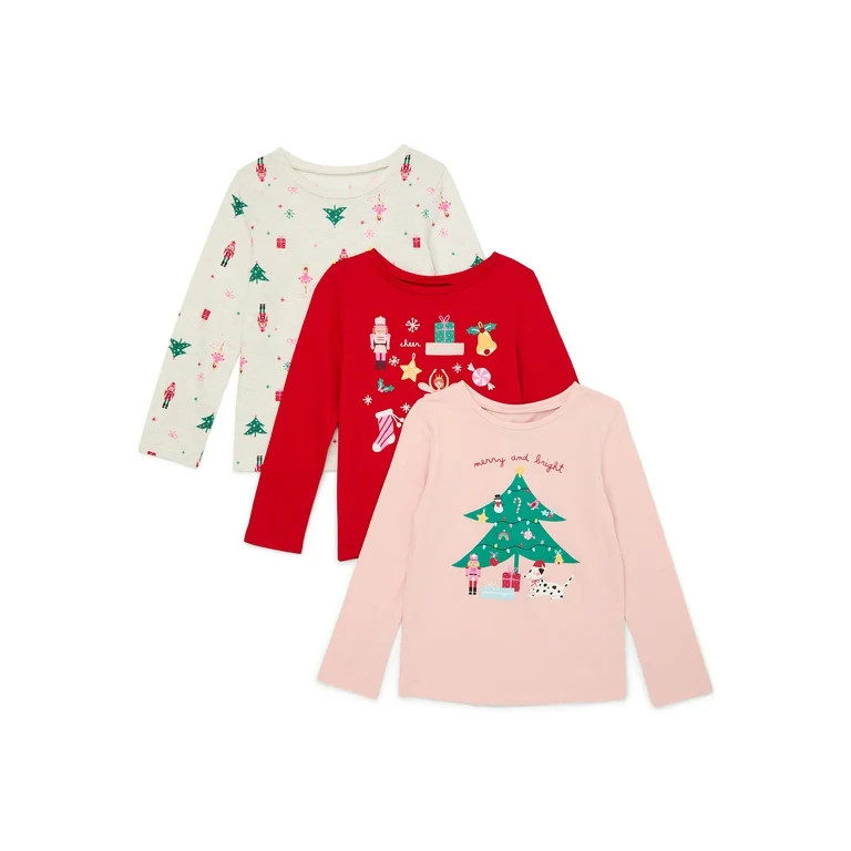 365 Kids from Garanimals Toddler Girls Holiday Outfit Set, 5-Piece, Sizes 4-10 - Walmart.com | Walmart (US)