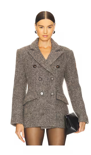 Verity Coat in Taupe Grey | Revolve Clothing (Global)