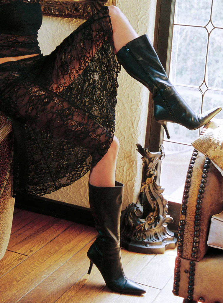 Elodiee Knee High Boots Black | Princess Polly US