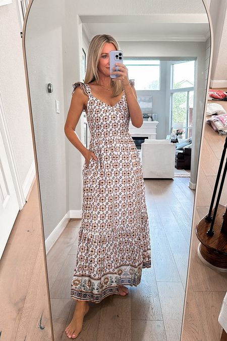 Maxi Dress
Sundress 
Vacation Dress 
Sandals 

#LTKOver40 #LTKStyleTip #LTKTravel