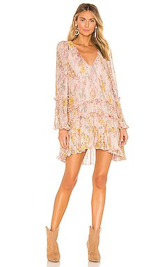 Tularosa Evelyn Dress in Lt Rose Floral from Revolve.com | Revolve Clothing (Global)