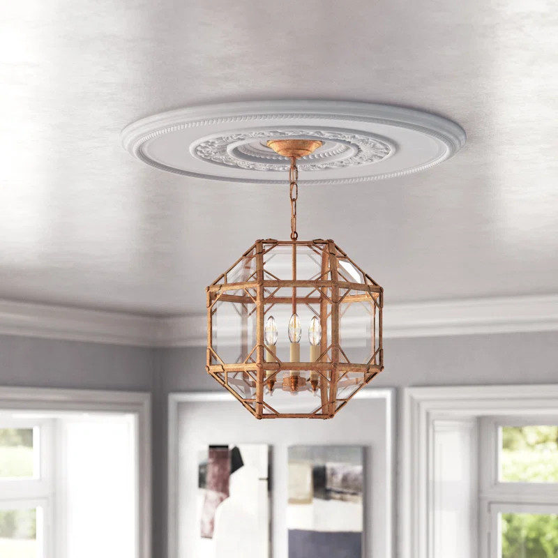 Collins 3 - Light Unique Geometric Chandelier | Wayfair North America