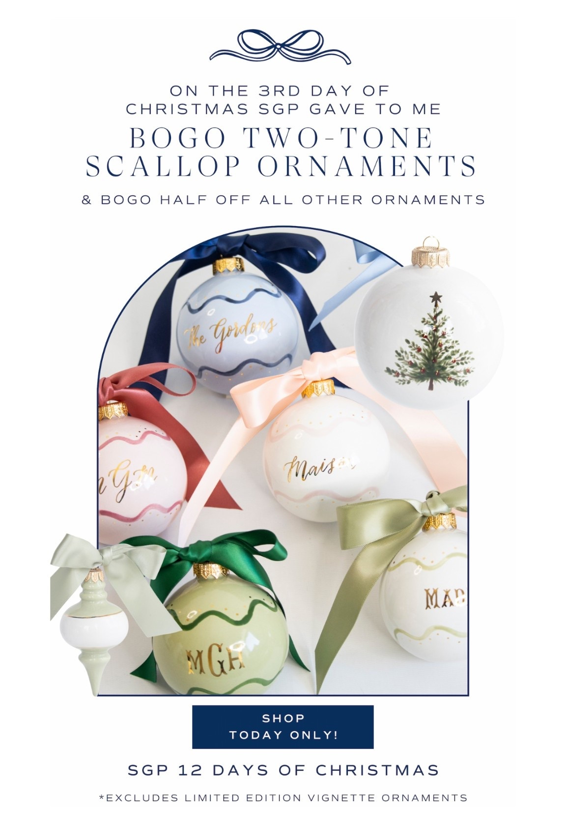 Susan Gordon ornaments BOGO!! Amazing deal! Gift these with a monogram or stock up for your own tree 