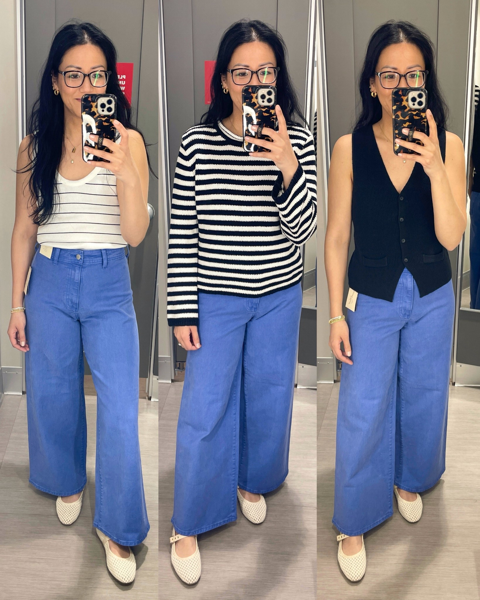 Size small in tops 
Size 4 in jeans (sized up for my longer torso)
Sized down 1/2 in flats

Target style


#LTKSaleAlert #LTKOver40 #LTKFindsUnder50