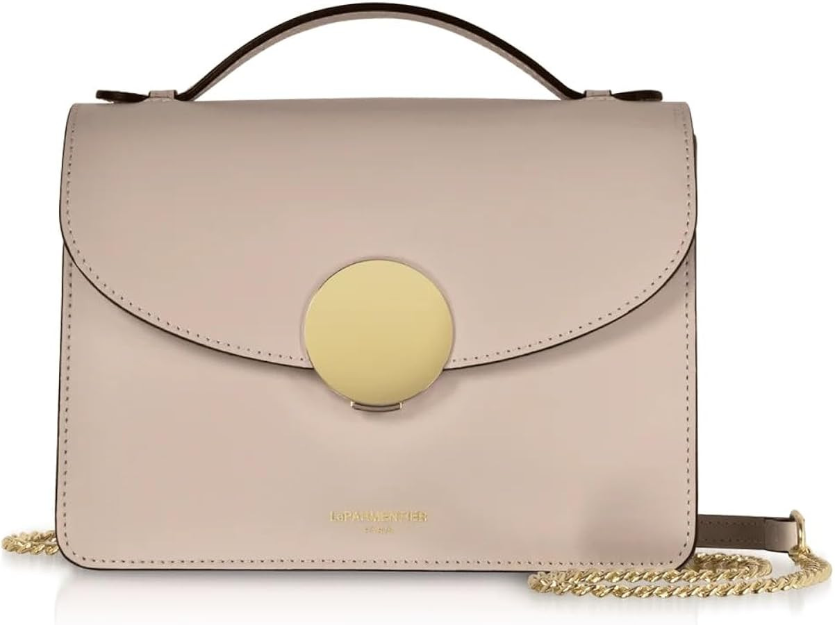 New Ondina Top Handle Shoulder Bag, Calf Leather, Gold Hardware, 8.5 x 6.3 x 3.5 inches | Amazon (US)