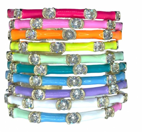 Stack Attack Enamel Bangles | Accessory Concierge