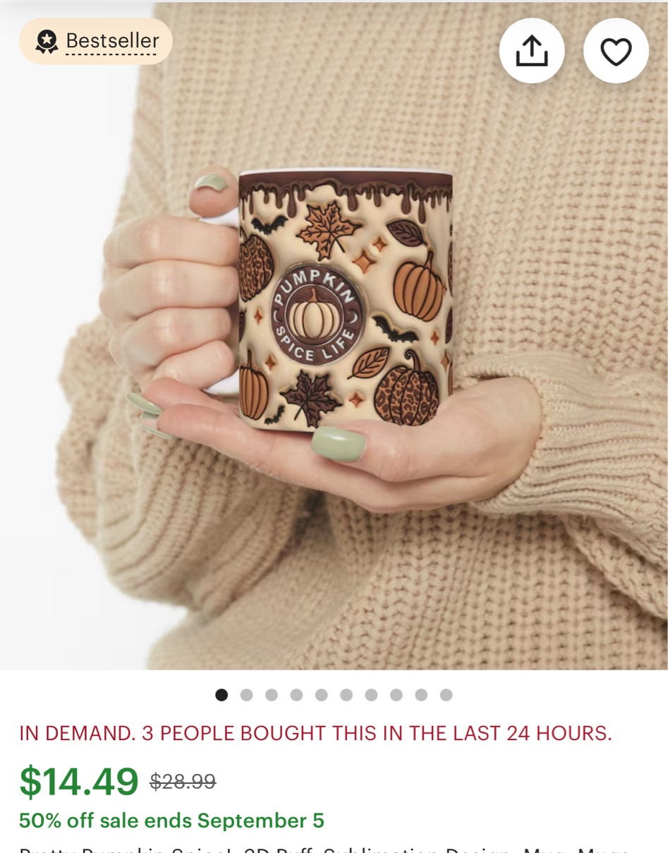 Fall coffee mug
Sale
Cute mug 

#LTKSeasonal #LTKsalealert #LTKSale