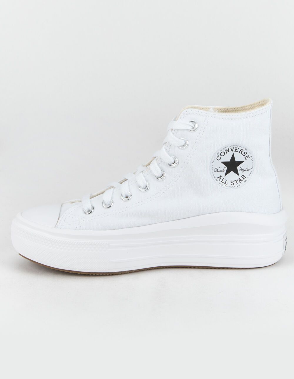CONVERSE Chuck Taylor All Star Move Womens White Platform High Top Shoes | Tillys