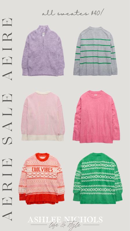 All sweaters are $40 at Aerie! Rounded up some sweaters in bright colors for you! 

Aerie, aerie sale, aerie finds, sweater weather, cozy sweaters, fall essentials, winter essentials, Christmas sweaters, Ashlee Nichols 


#LTKSeasonal #LTKsalealert #LTKstyletip