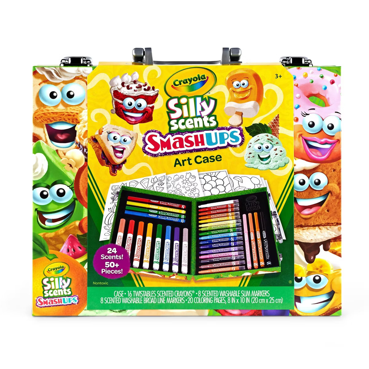 Crayola Mini Inspiration Art Case Silly Scents Smash Ups: Scented Crayons & Markers, Kids' School... | Target