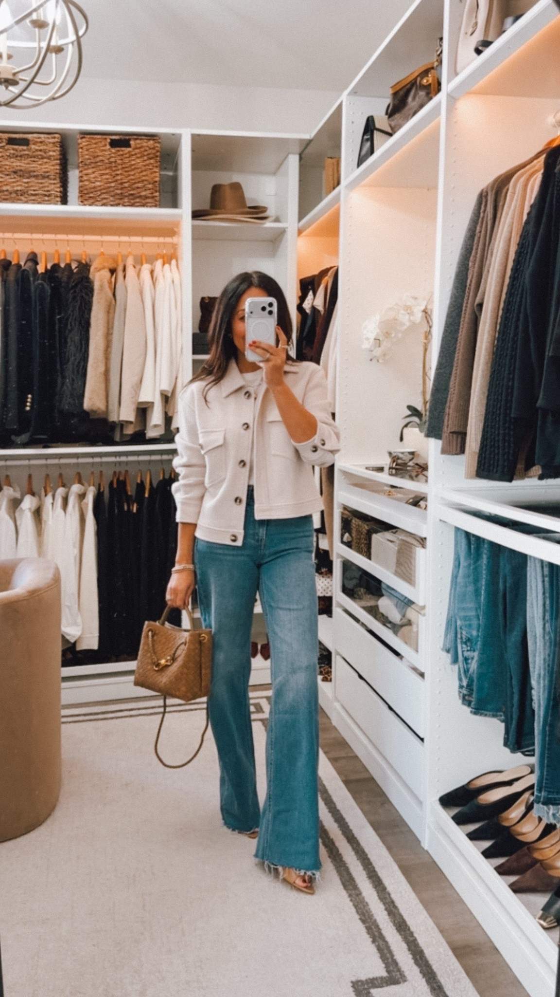 Jeans fit like a glove and just $50👏🏽 I’m wearing the 32inch inseam perfect with heels

#LTKootd #LTKOver40