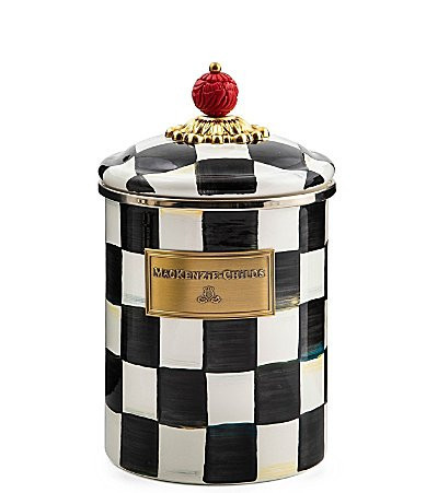 MacKenzie-Childs Courtly Check� Canister - Large | Dillard's