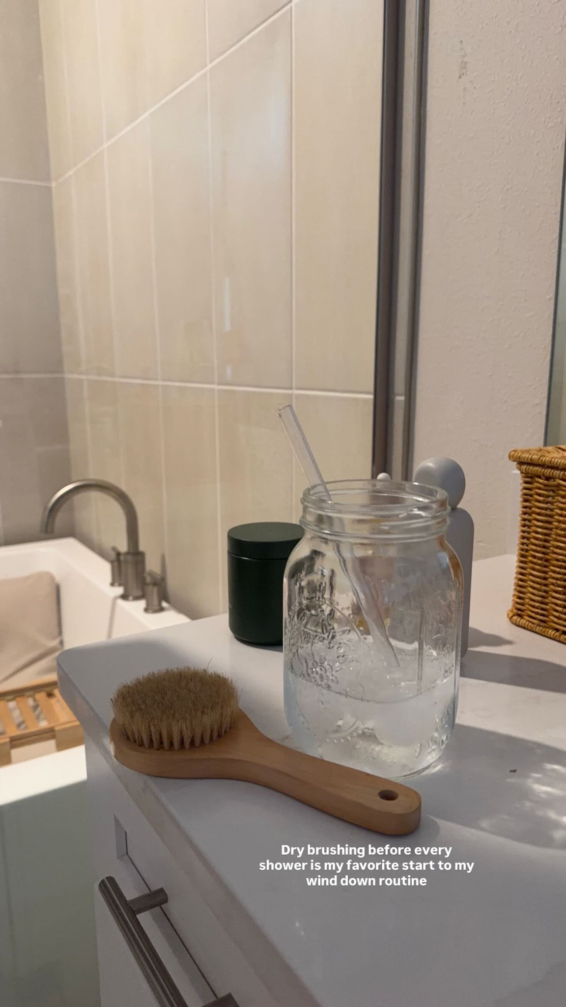 Dry brushing before every shower is my favorite start to my wind down routine

#LTKselfcare #LTKdayinmylife #LTKgrwm