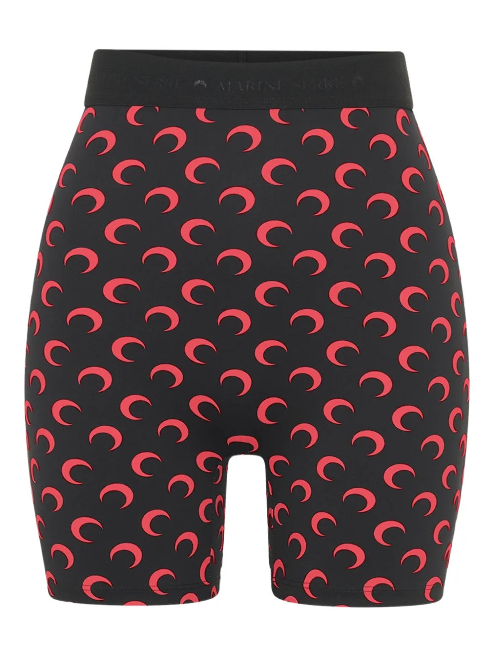 crescent moon-print biker shorts | Farfetch Global