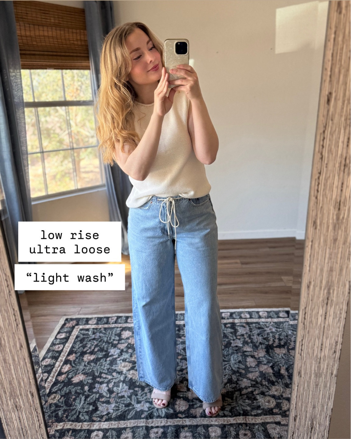abercrombie jeans guide! @abercrombie 

my unexpected favs are the low rise ultra loose & midrise 90s straight. they are all so good though!

wearing my normal 26short in all, but i sized down to a 25s in the low rise ultra loose. the ankle straights are a 26reg (i like more length in that style)

#LTKxAbercrombie #LTKSeasonal #LTKootd