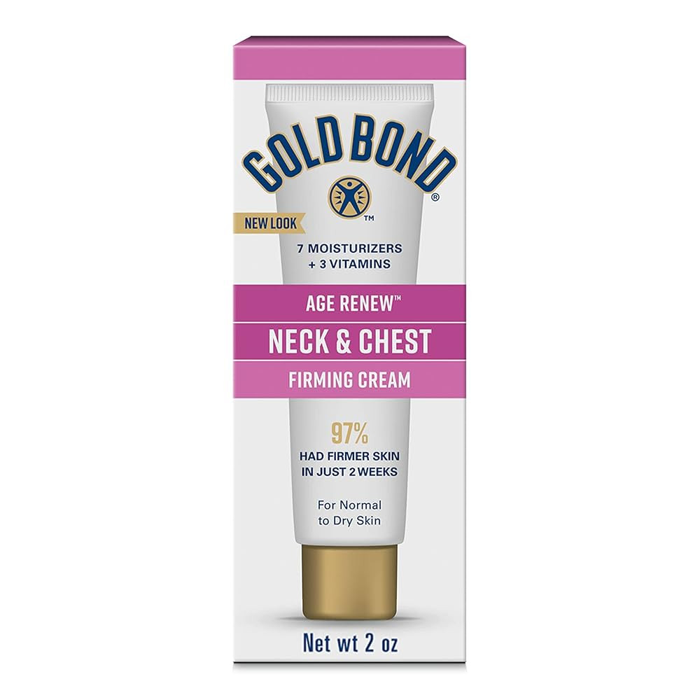 Gold Bond Age Renew Neck & Chest Firming Age Renew Cream, 2 oz., Clinically Tested Skin Firming C... | Amazon (US)