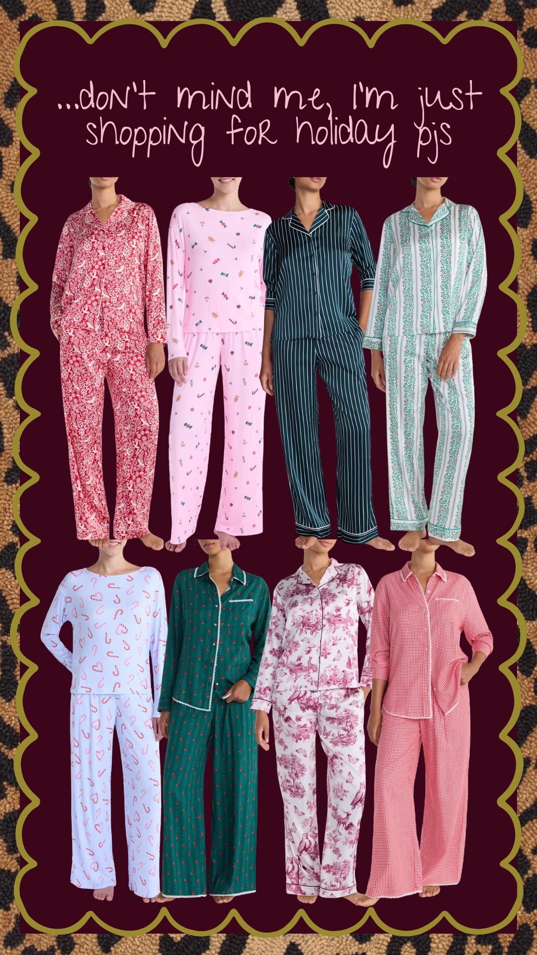 These new Walmart holiday pjs are SO CUTE!