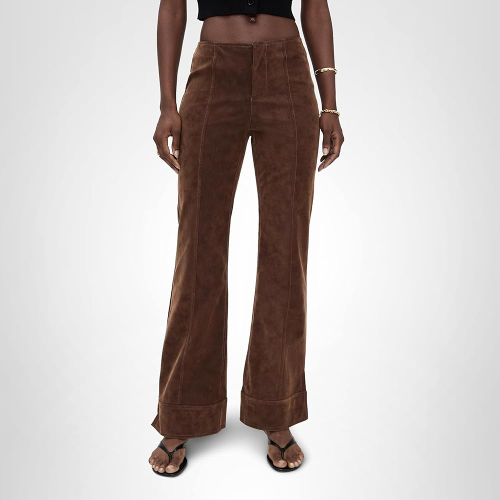 Free People Womens Glow Up Pant Suede | Amazon (US)