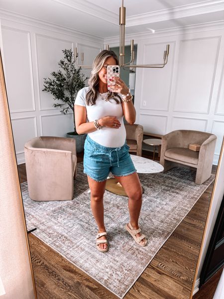 Walmart $13 Jean shorts bump-friendly and super comfy! I sized up one from my pre-pregnancy size at 29 weeks pregnant 



#LTKFindsUnder50 #LTKStyleTip #LTKBump