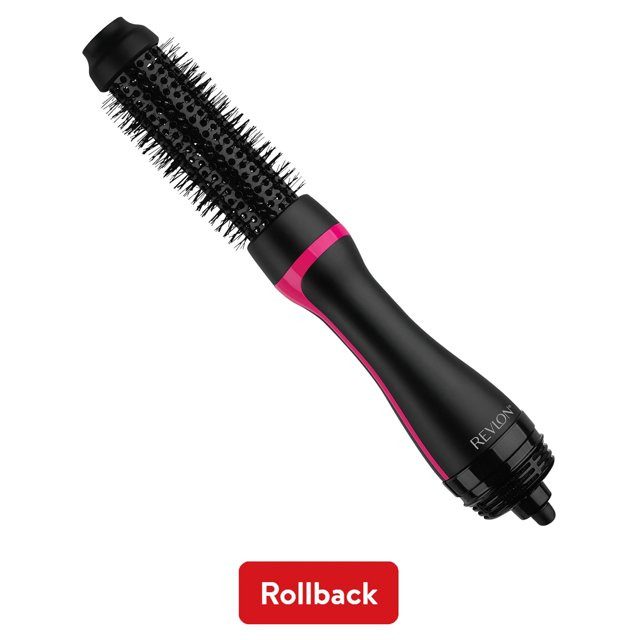 Revlon One-Step Root Booster Round Brush Dryer and Hair Styler, Black | Walmart (US)
