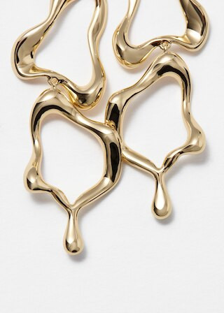 Long Wavy-Ring Earrings - Gold - & Other Stories - & Other Stories GB | & Other Stories UK