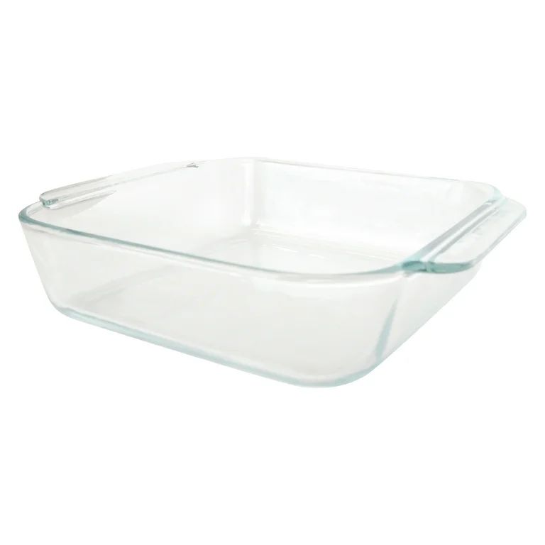 Pyrex 222 2-Quart Square Clear Glass Casserole Baking Dish | Walmart (US)