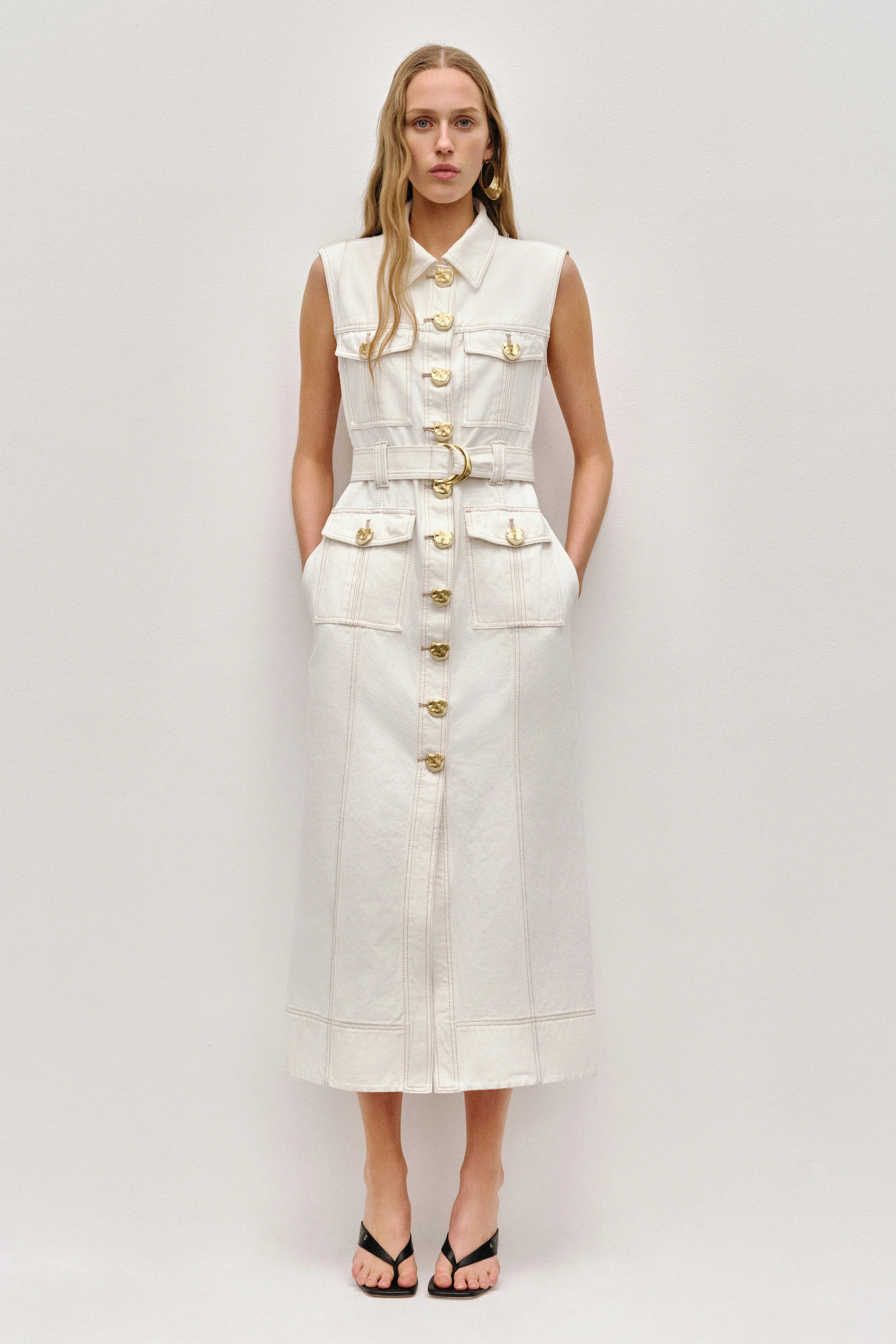 Ivy Denim Midi Dress | aje. (Australia and New Zealand)