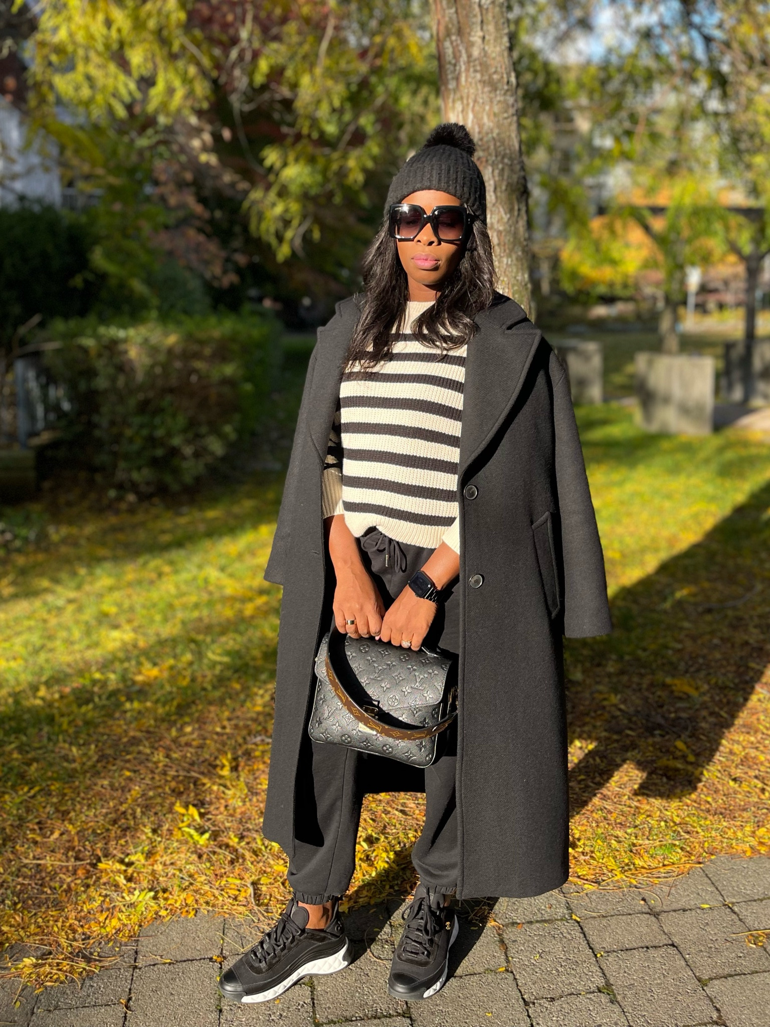 Stripes + black outfit 

#LTKxMadewell #LTKover40 #LTKSeasonal