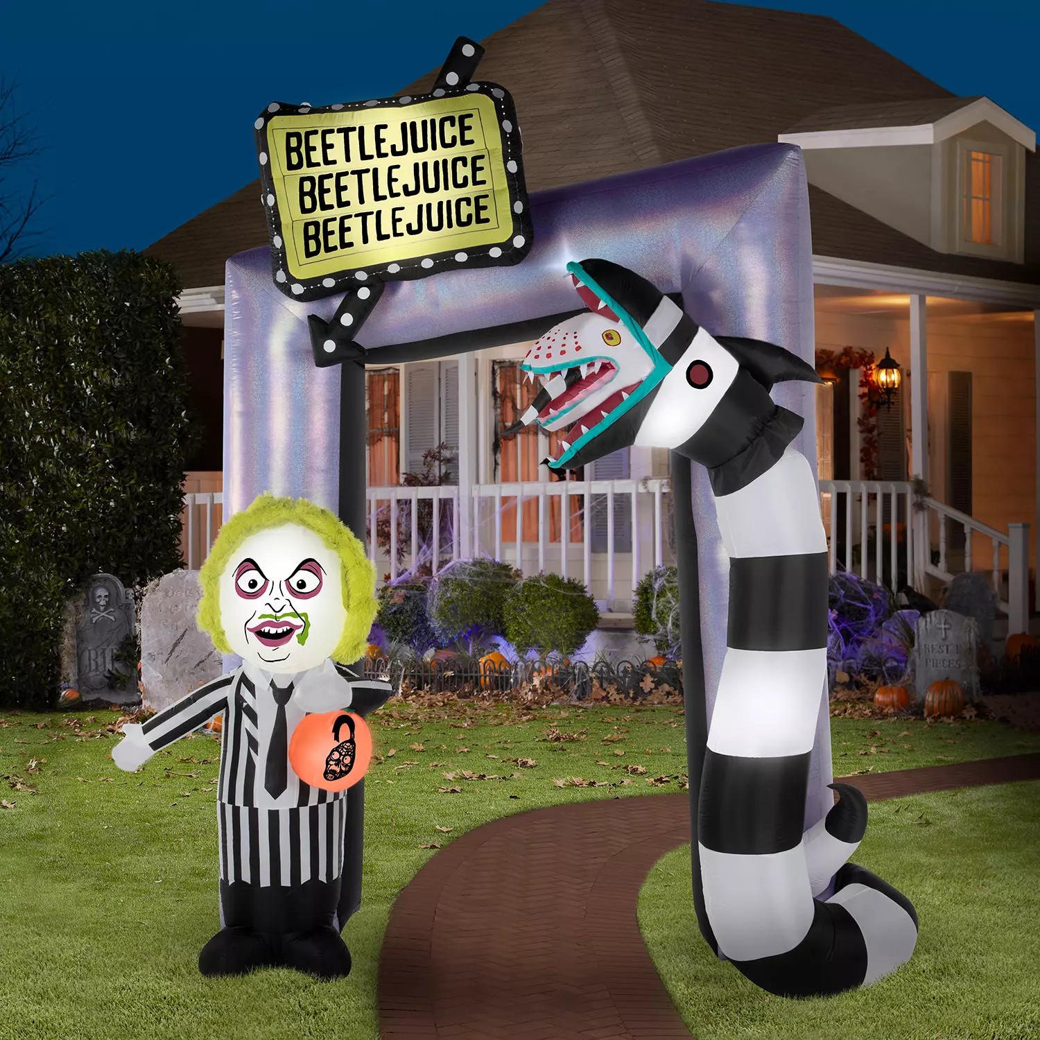 Beetlejuice 10.5' Airblown Inflatable Archway | Sam's Club