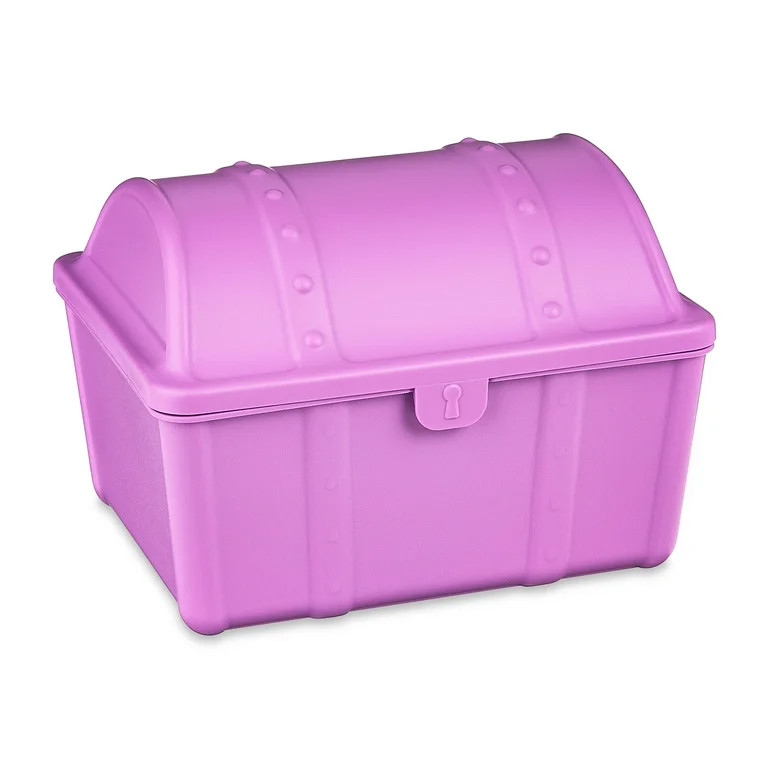 Pen+Gear Treasure Box, Desktop Organizer, 9" x 7" x 6.25", Violet | Walmart (US)