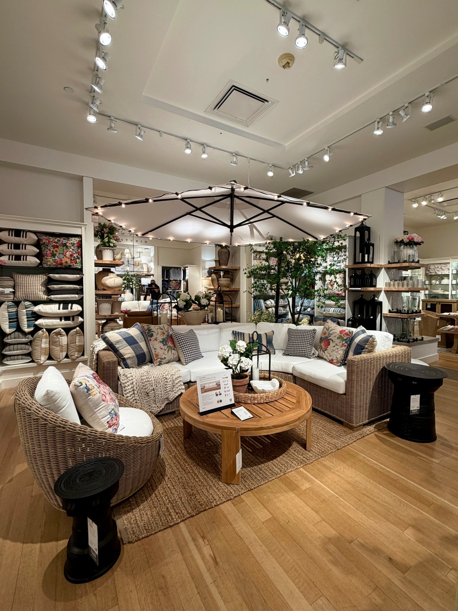 Cozy outdoor living inspo! ☀️ The Huntington Wicker Collection from Pottery Barn creates such a beautiful patio setup with its classic woven texture and inviting lounge seating. 🤎 Styled with a few new outdoor accents for a warm, relaxed space that feels perfect for slow mornings or evening hangs outside. Linked the whole setup to shop! 🌳 #PotteryBarn #OutdoorFurniture #PatioInspo

#LTKSeasonal #LTKSaleAlert #LTKHome