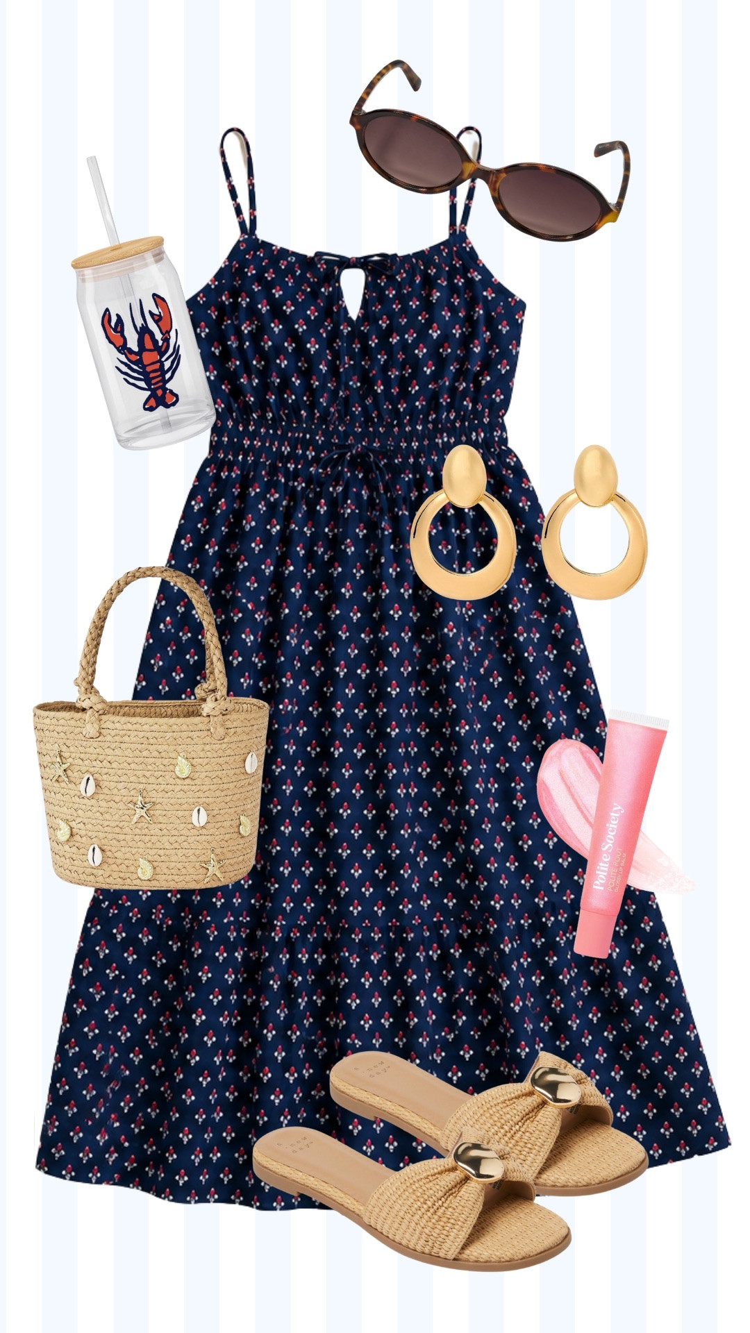 What I wore to the memorial golf tournament last week! I love love this navy blue print dress from target. It’s so comfy to wear! I’m in a 2x

#LTKPlusSize #LTKPetite #LTKMidsize