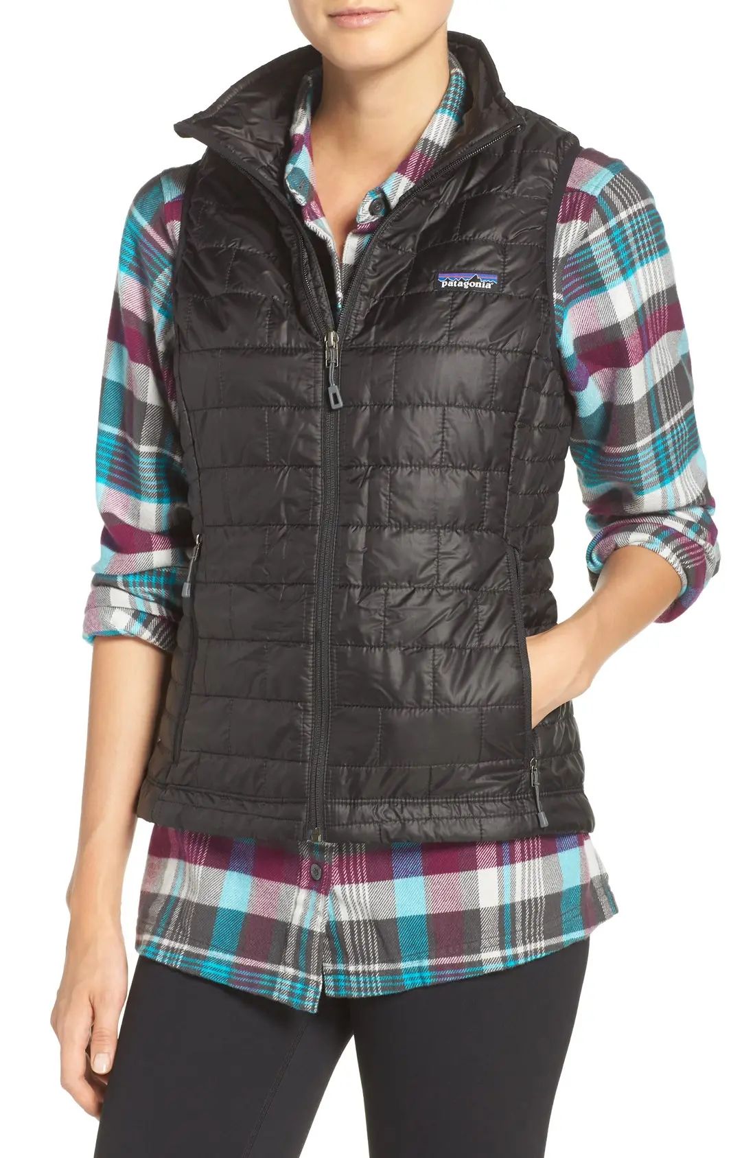 Women's Patagonia Nano Puff Insulated Vest, Size Large - Black | Nordstrom