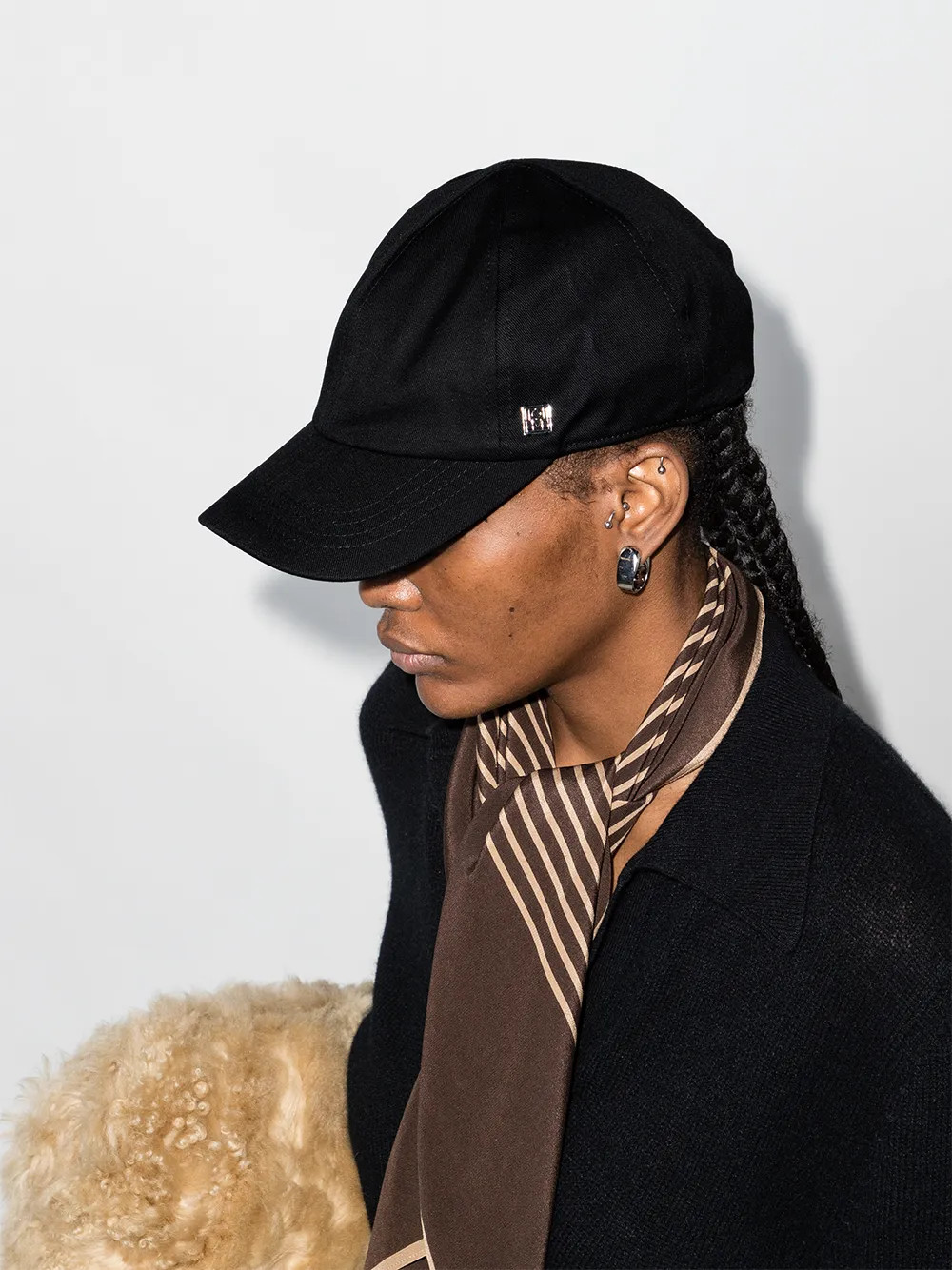 TOTEME logo-plaque Baseball Cap - Farfetch | Farfetch Global