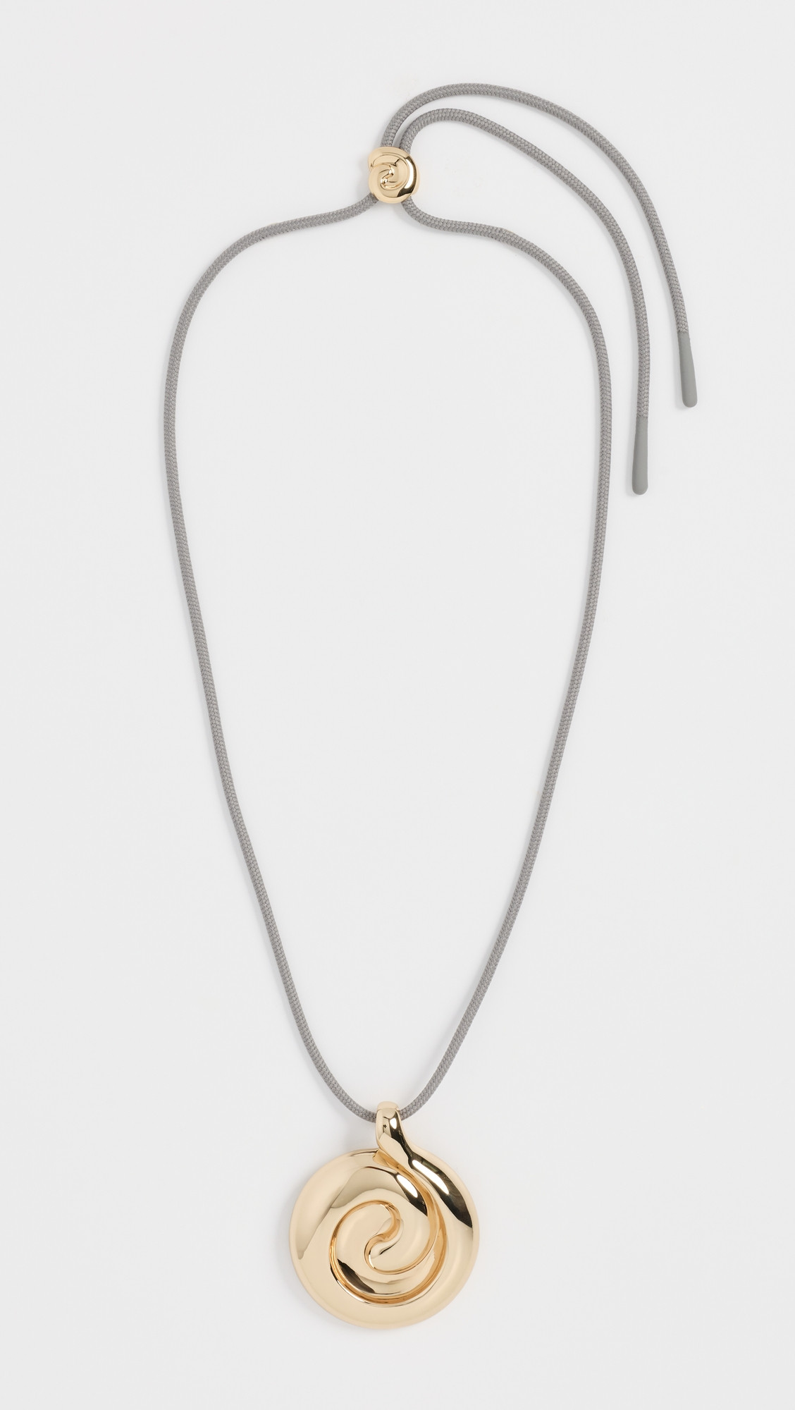 JENNY BIRD Nico Mirror Pendant Rope Necklace High Polish Gold One Size | Shopbop